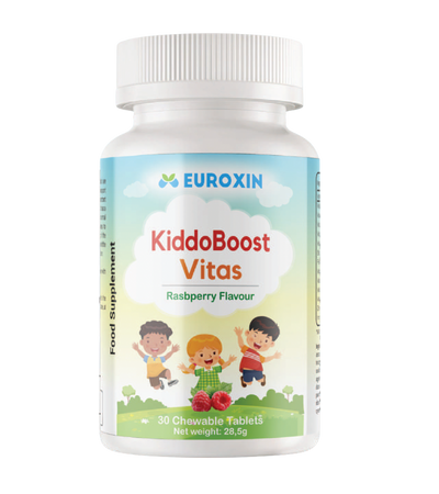 KiddoBoost Vitas – Raspberry Chewables